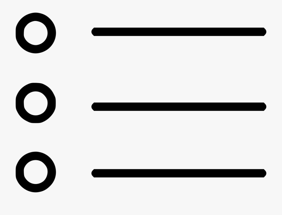 Clip Art Bullet Points Icon - Bullet Points Icon Png, Transparent Clipart