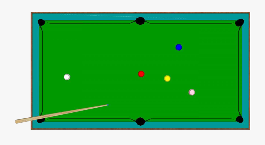 Clip Art English Billiards Nine Ball - Billiard Table, Transparent Clipart