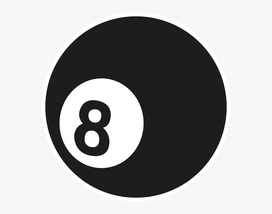 8 Ball Pool Clipart Avatar - 8 Ball Logo, Transparent Clipart