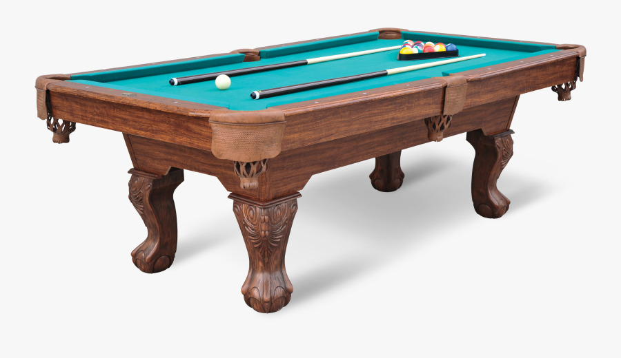 90 In Westford Billiard Table With Cue Rack And Dartboard - Pool Table, Transparent Clipart