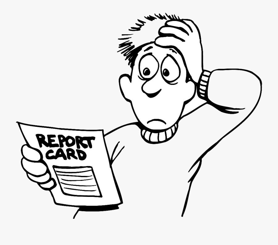 Vector Free Report Worry Gif Seventh - Report Card Day, Transparent Clipart