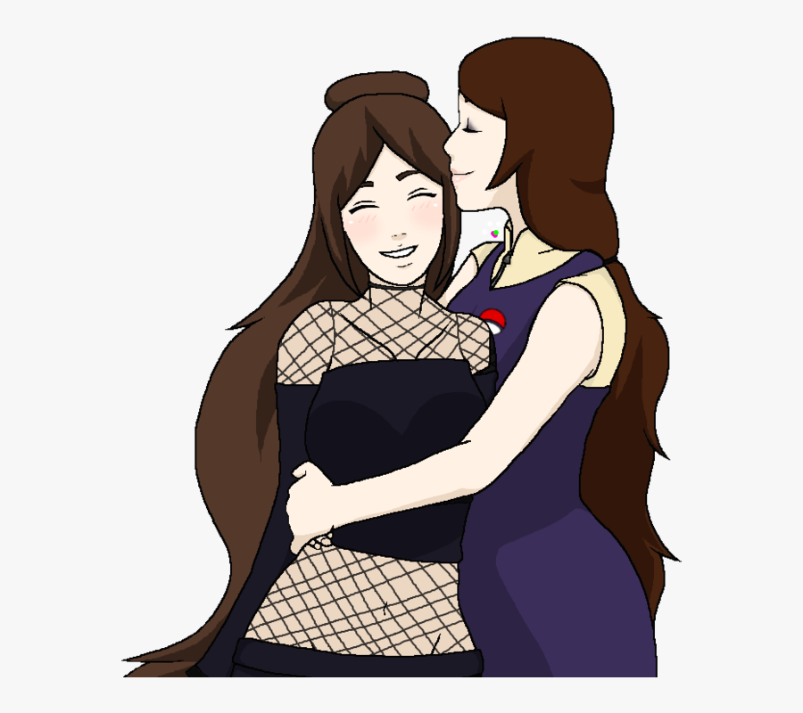 Mother And Daughter - Hugging Drawing Of Mother And Daughter Easy, Transparent Clipart