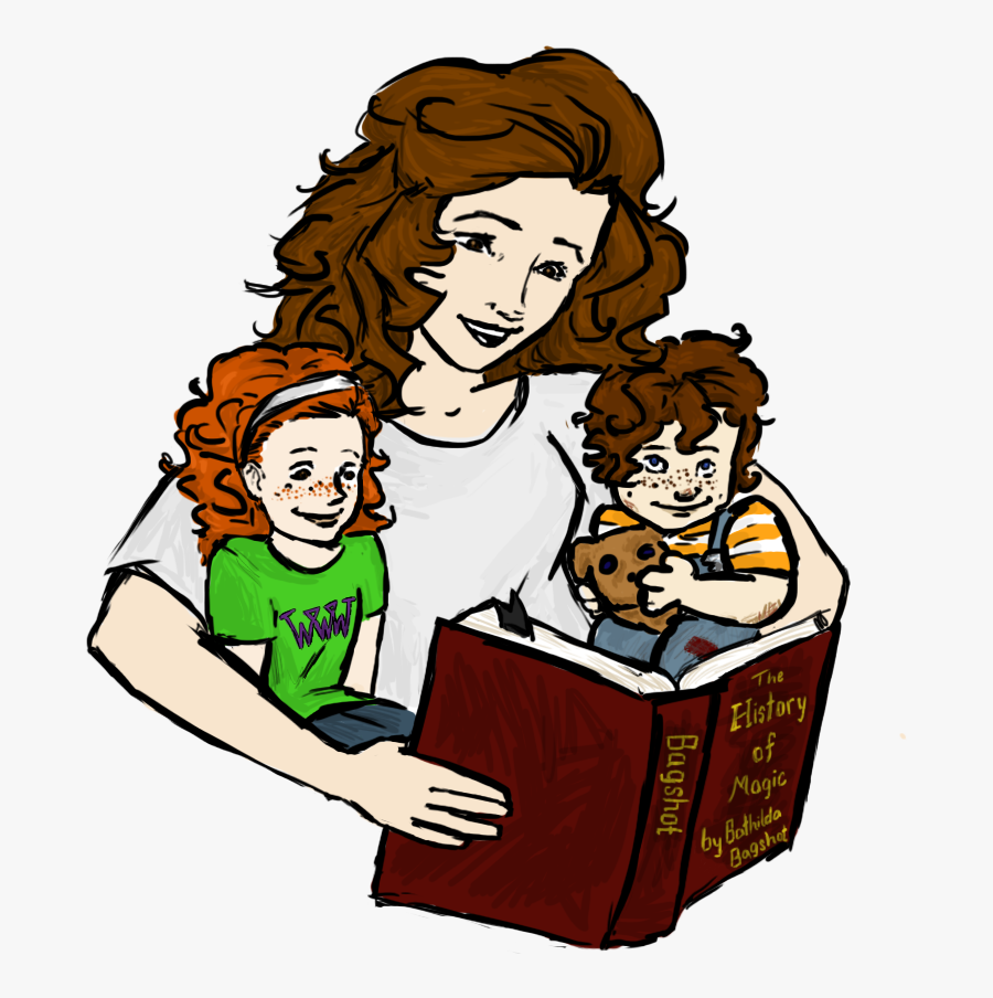 R Eading And Sharing Books With Your Child At Home - Children Are Made Readers On The Laps, Transparent Clipart
