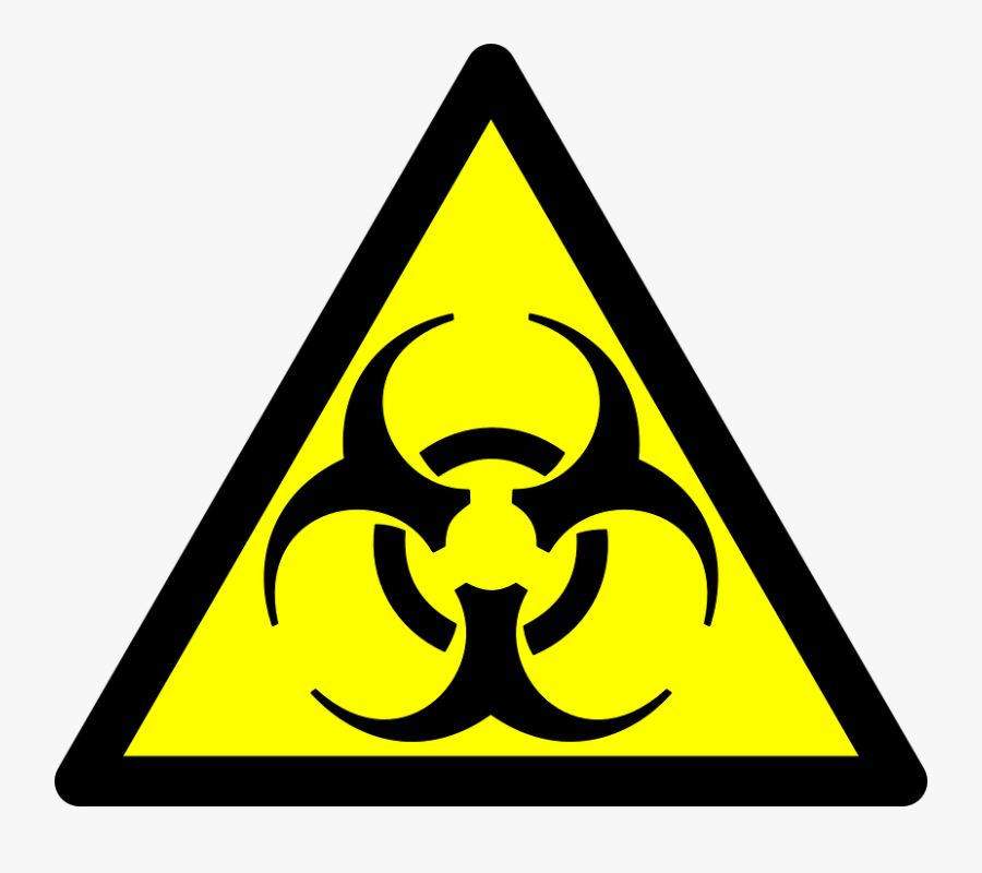 Biohazard Symbol, Transparent Clipart