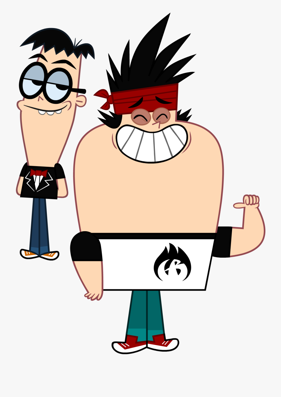 Kin And Kon From Grojband Animated Cartoon - Grojband Kin And Kon, Transparent Clipart