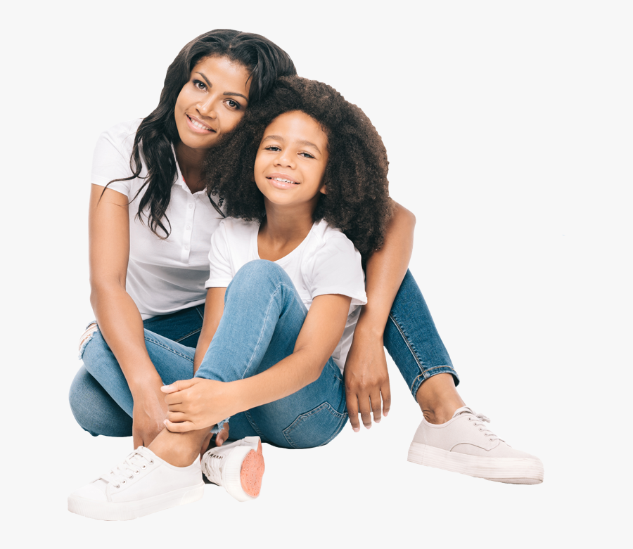 Mother And Daughter - Mom And Daughter Martial Arts, Transparent Clipart