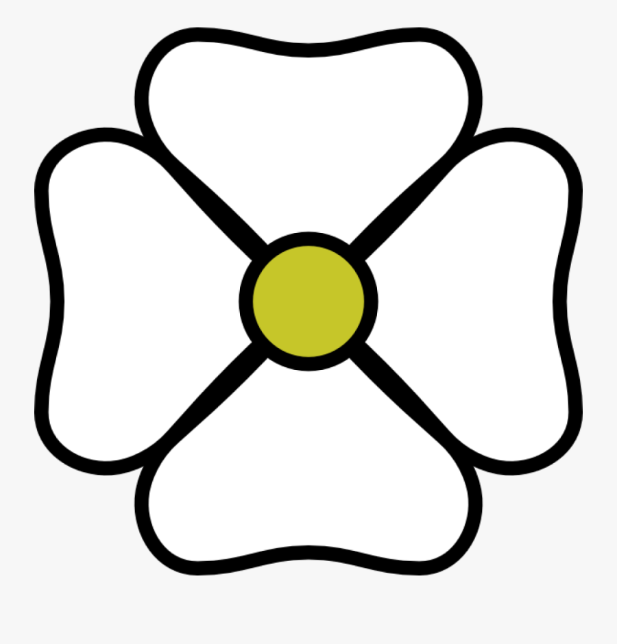 Black And White Flower Clipart, Transparent Clipart