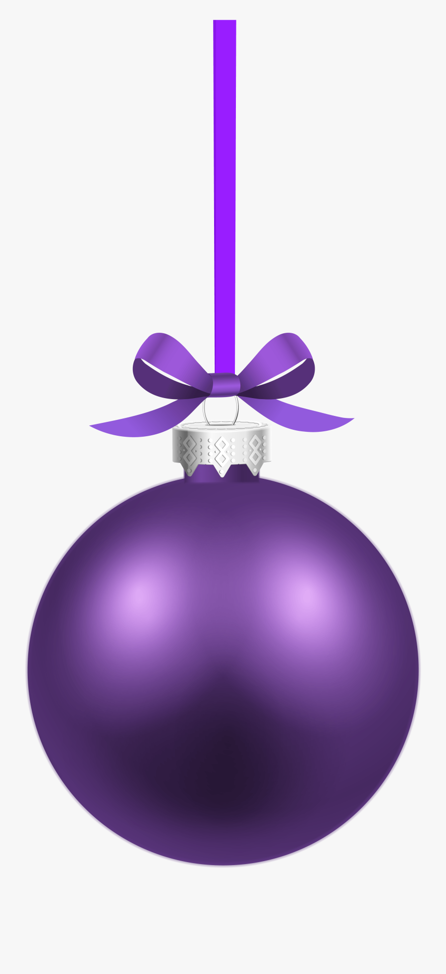 Purple Xmas Clip Art - Purple Christmas Balls Png, Transparent Clipart