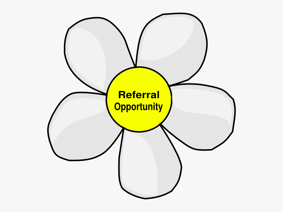 Transparent Flower Clipart Black And White - Black And Yellow Clipart Flower, Transparent Clipart