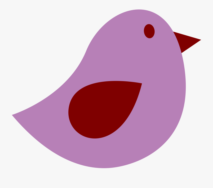 Purple Bird Clip Art At Clker Com Vector Online Clipart - Purple Bird Clipart, Transparent Clipart