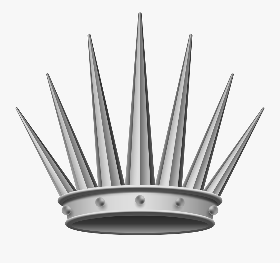 Silver Crown Transparent Png Clip Art Image, Transparent Clipart