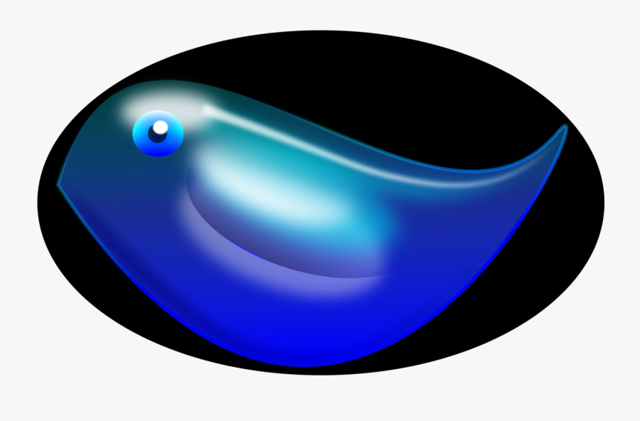 Blue,electric Blue,fish - Circle, Transparent Clipart