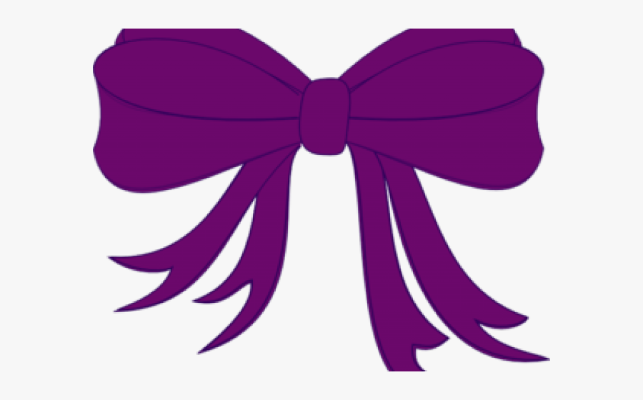 Violet Clipart Clip Art - Girls Bow Clip Art, Transparent Clipart