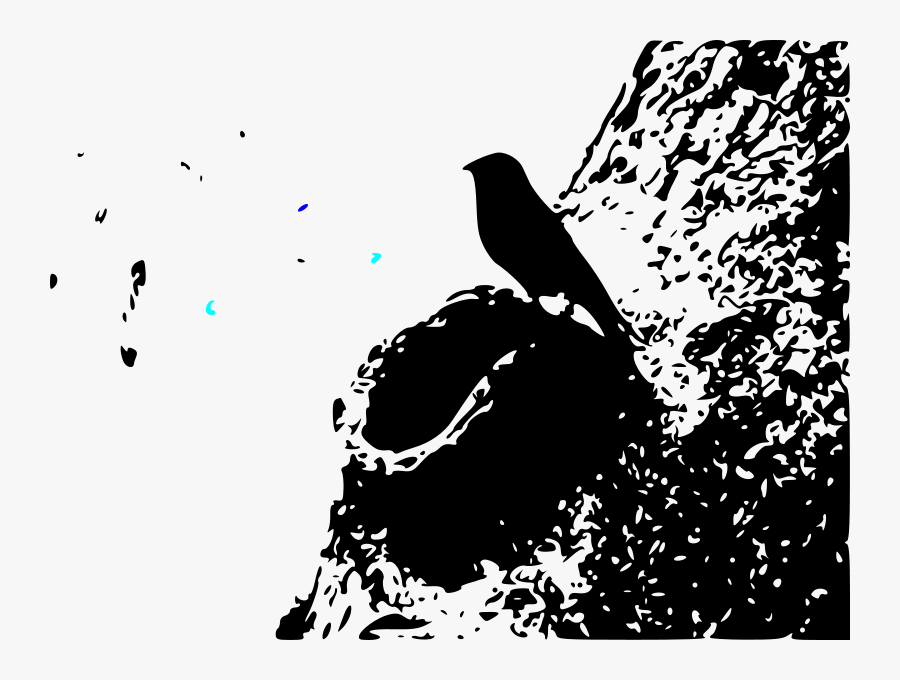 Transparent Bluebird Clipart - Illustration, Transparent Clipart