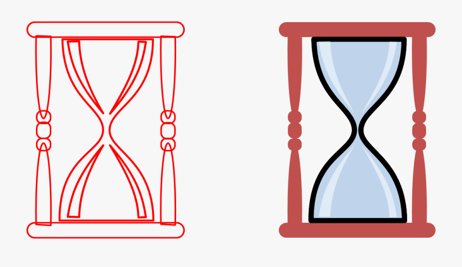 Metaphor - Powerpointy - Hourglass Clipart, Transparent Clipart