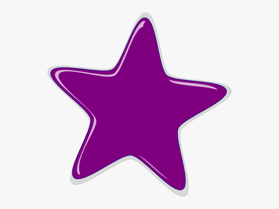 Star Clipart Purple - Purple Star Clipart, Transparent Clipart
