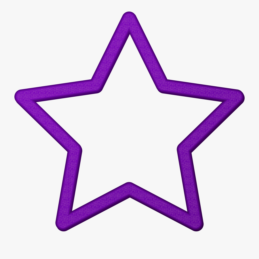 Star Clipart Purple, Transparent Clipart