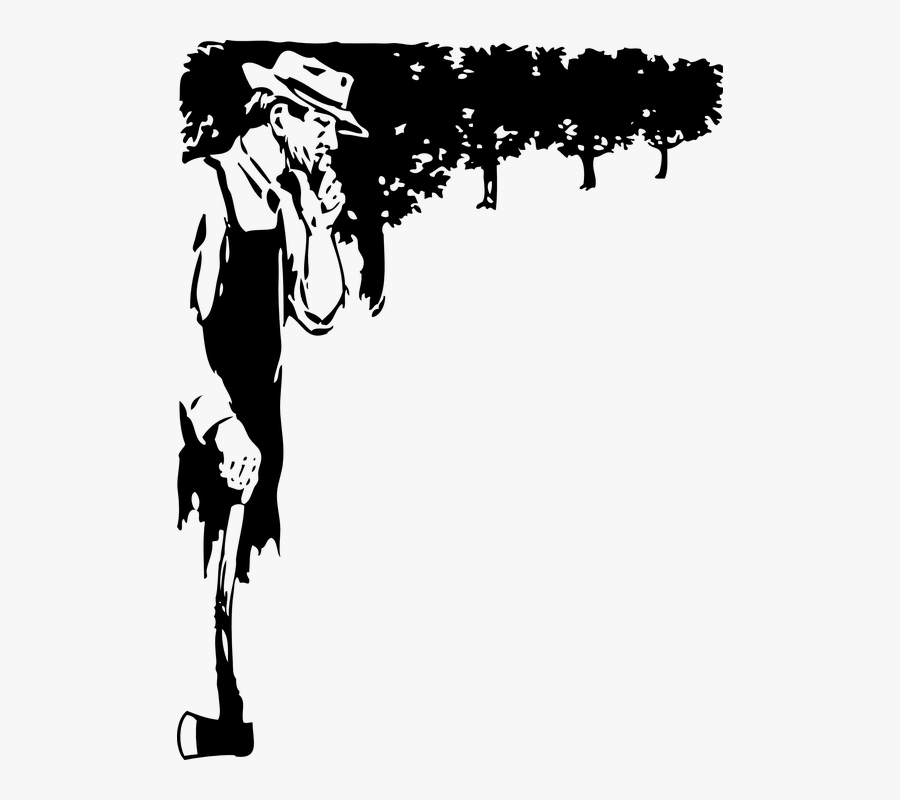 Man With Axe Art, Transparent Clipart