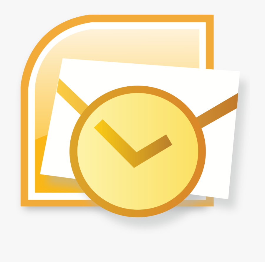 Clip Art Icon - Microsoft Outlook, Transparent Clipart