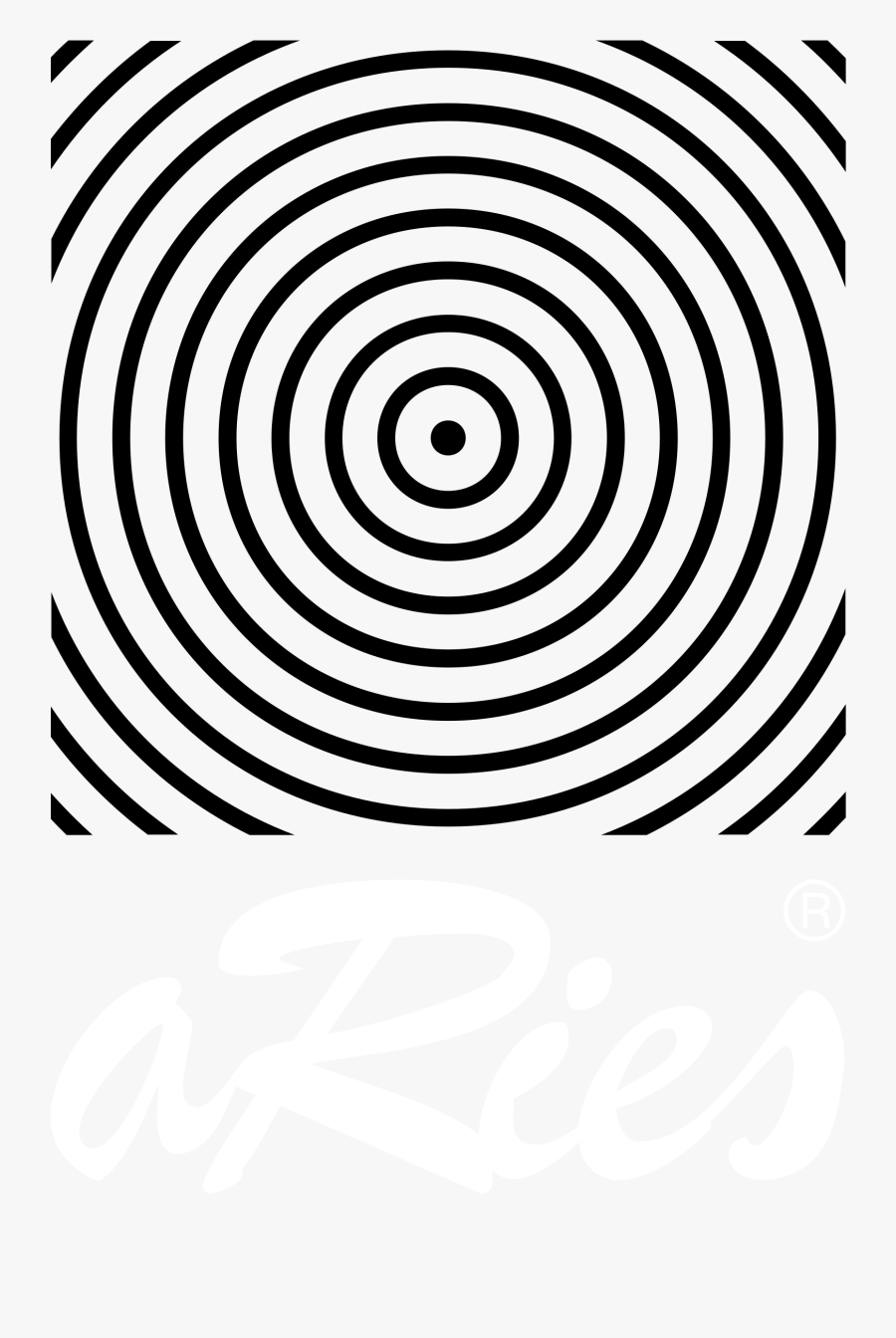 Aries Logo Black And White Circle- - Circle, Transparent Clipart