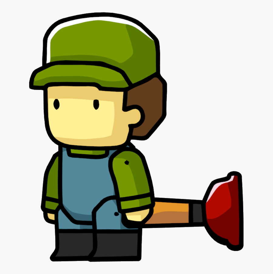 Plumber Clipart Lady - Scribblenauts Plumber, Transparent Clipart