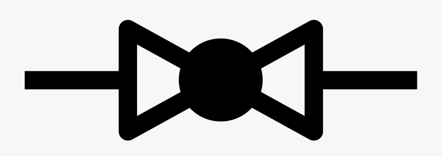 Plumbing Symbols Clipart - Gate Valve Symbol, Transparent Clipart