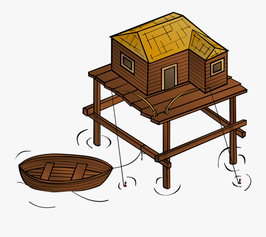 Transparent Role Play Clipart - Stilt House, Transparent Clipart