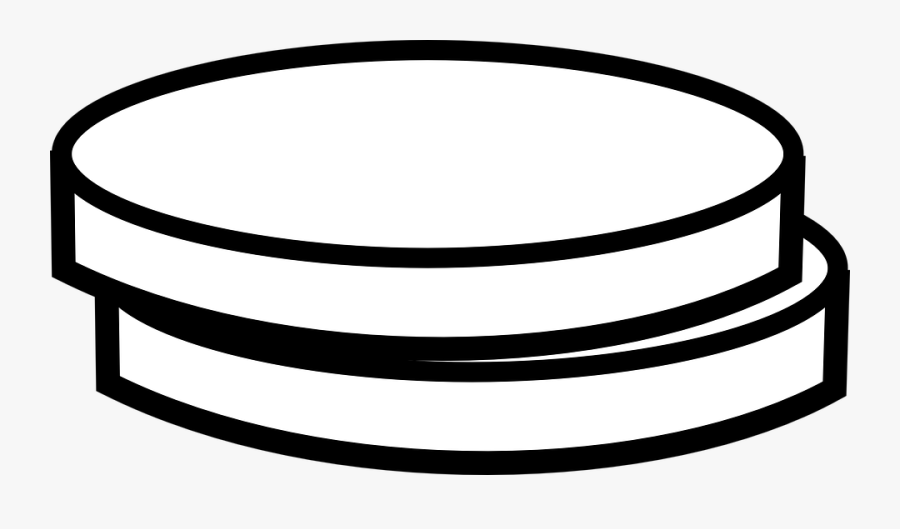 Coins Money - Coin Clipart Black And White Png, Transparent Clipart