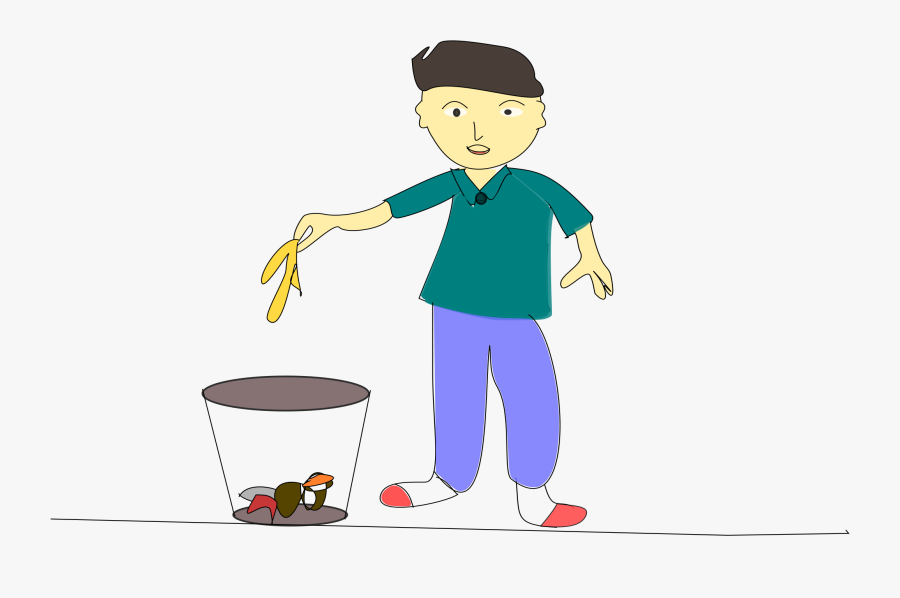 Shoulder,human Behavior,play - Put Garbage In The Bin, Transparent Clipart