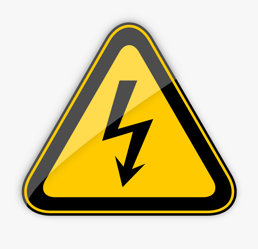 High Voltage Warning Sign Png Clipart - Fragile Clipart Png, Transparent Clipart
