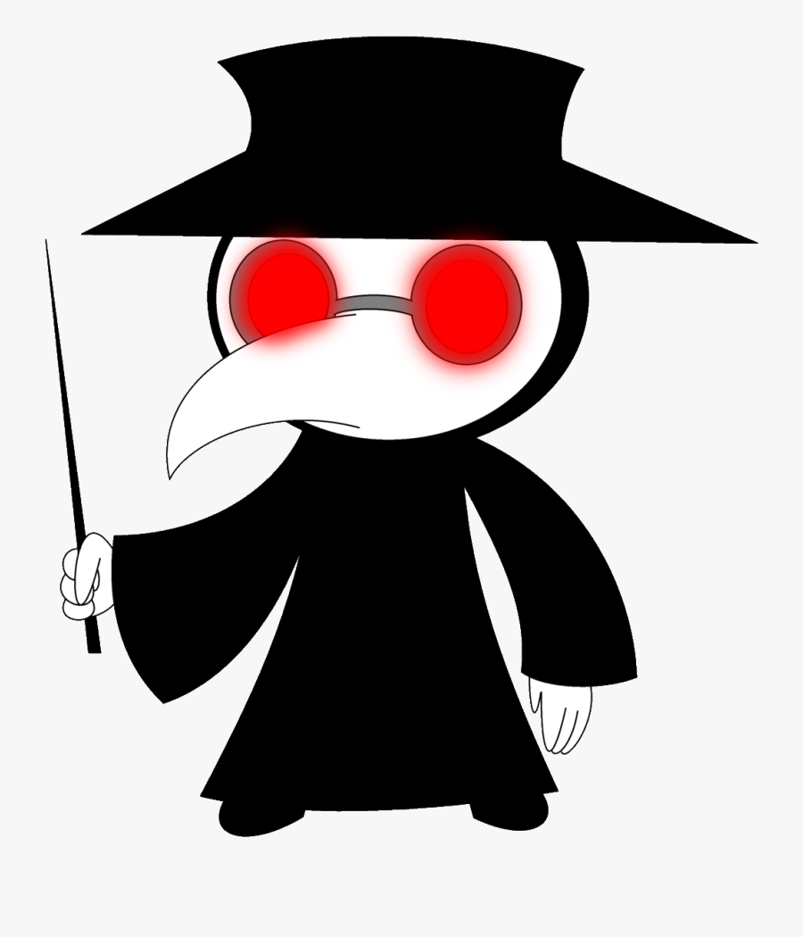 Collection Of Plague Doctor High Quality - Cartoon Black Death Doctor, Transparent Clipart