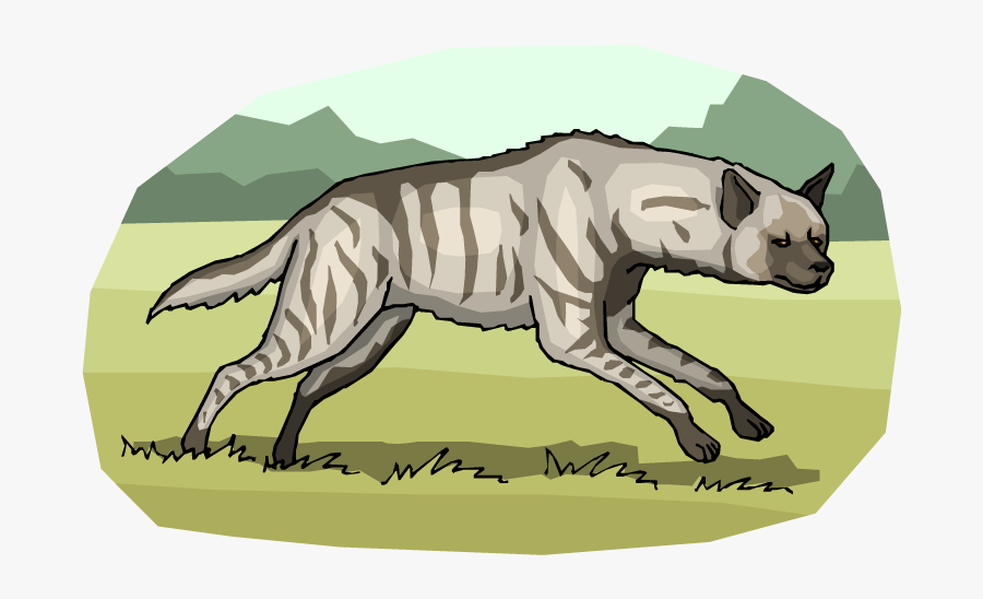Hyena Running Clipart, Transparent Clipart