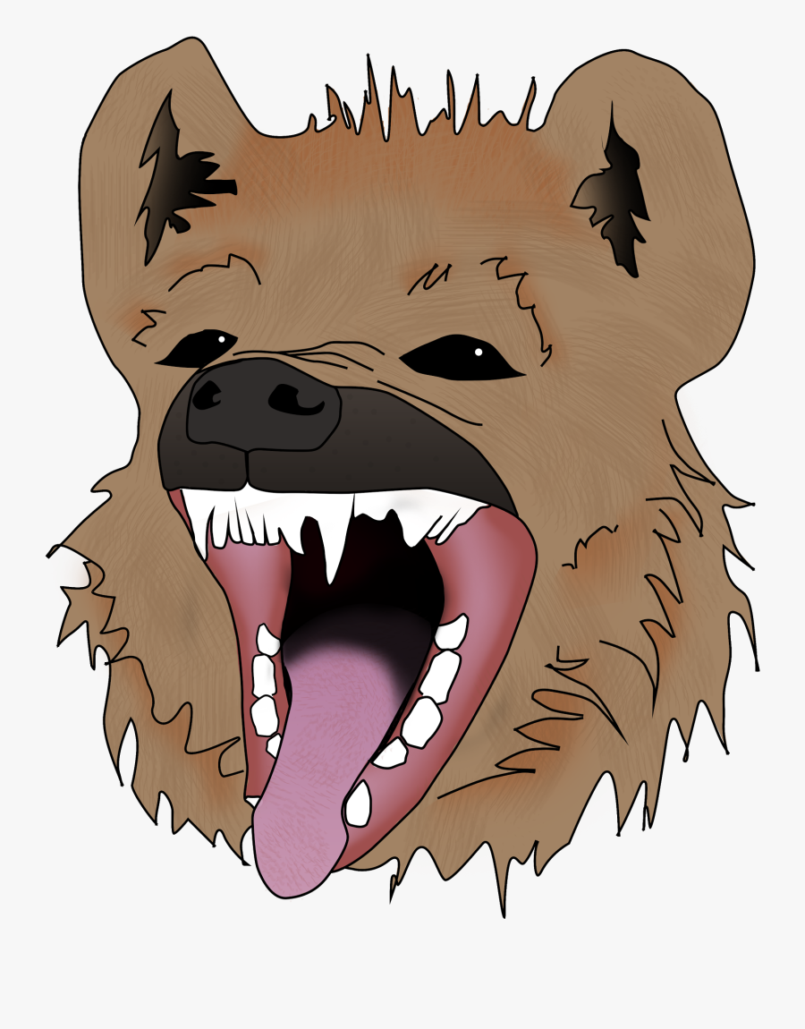 Hyena - Hyena Clipart Face, Transparent Clipart