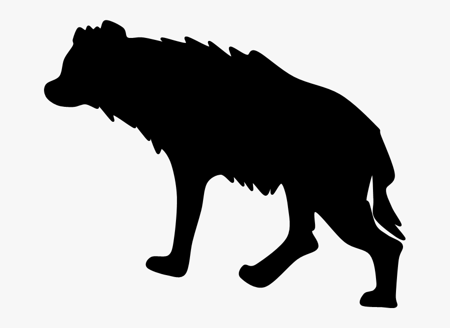 Rat Clipart Silhouette - Hyena Silhouette, Transparent Clipart