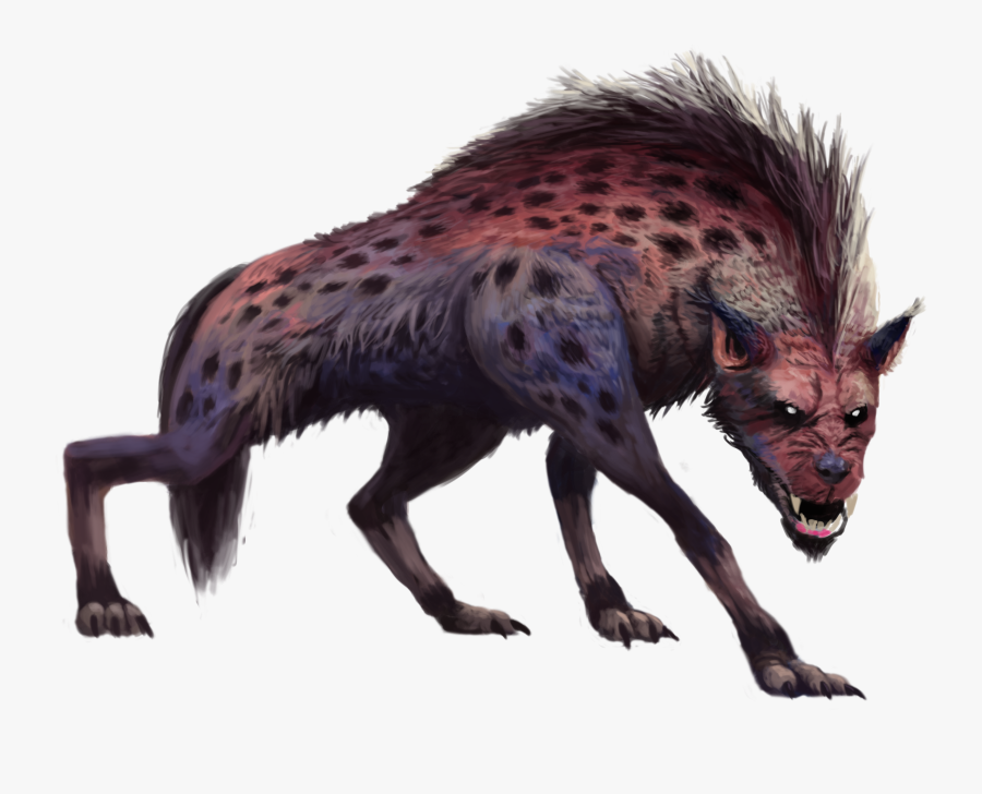 Clip Art Hyena Pathfinder - D&d Hyena, Transparent Clipart