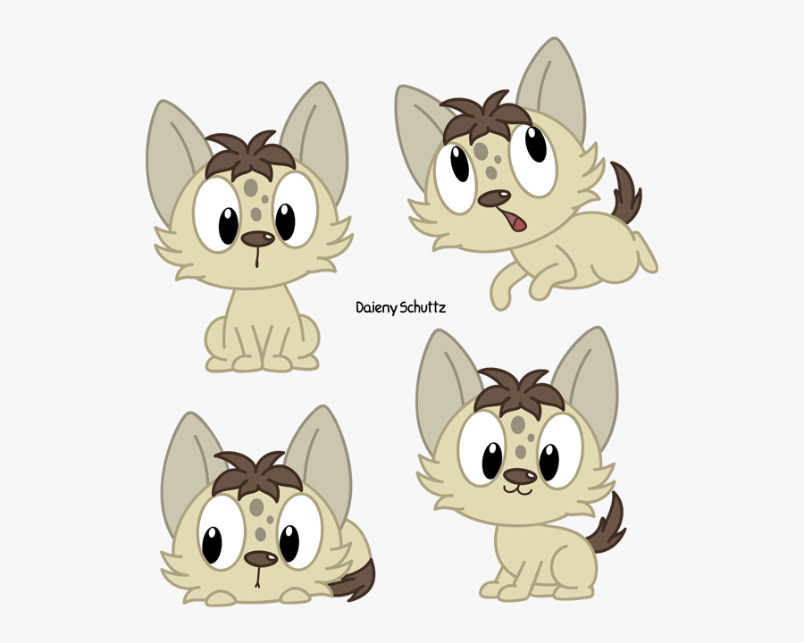 Transparent Kawaii Dog Clipart - Kawaii Cute Hyena, Transparent Clipart