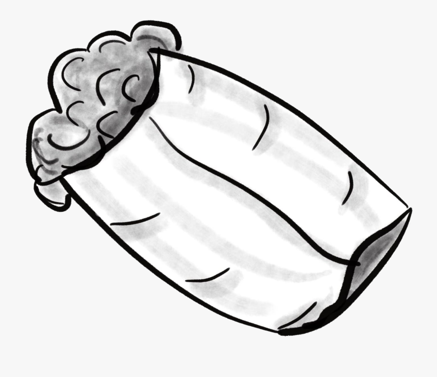 Transparent Burrito Clipart Png, Transparent Clipart