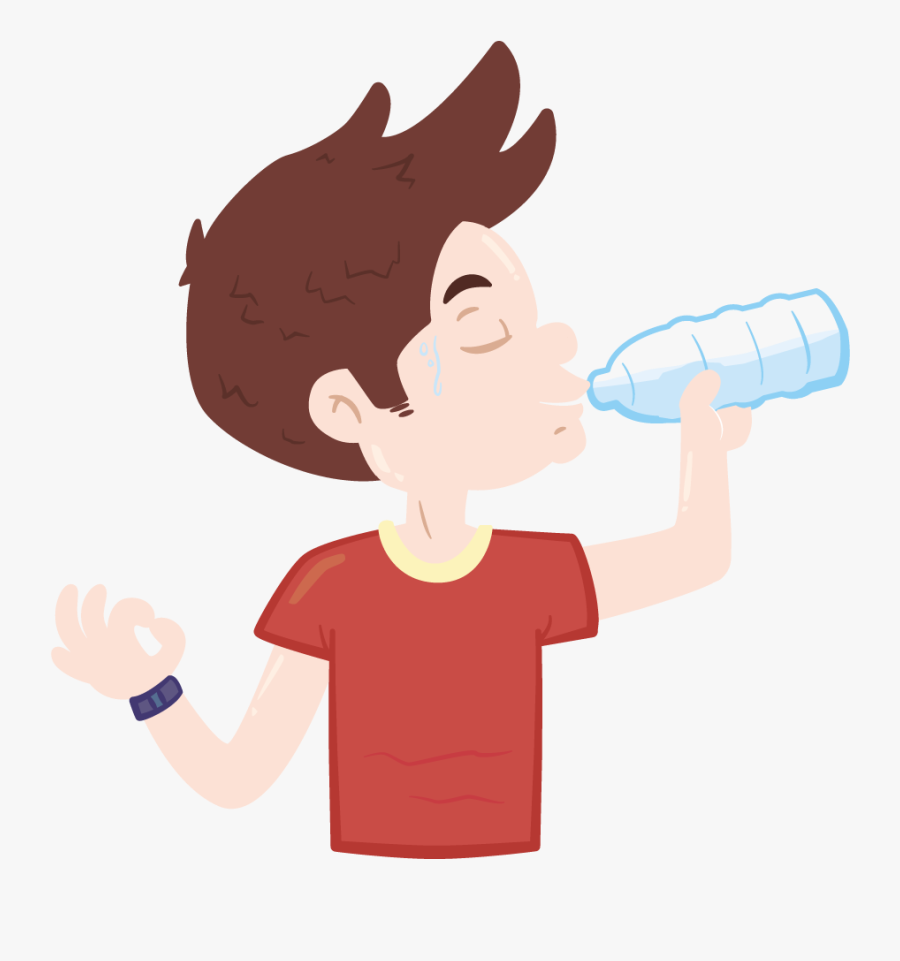 Human Drinking Png - Heat Wave Drink Water, Transparent Clipart