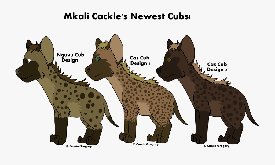 Mkali Cackle Cubs - Spotted Hyena, Transparent Clipart