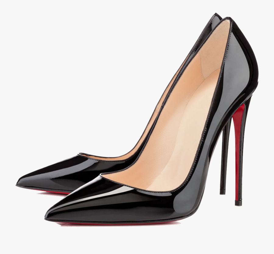 High Heel Png - Black Louboutin Heels, Transparent Clipart
