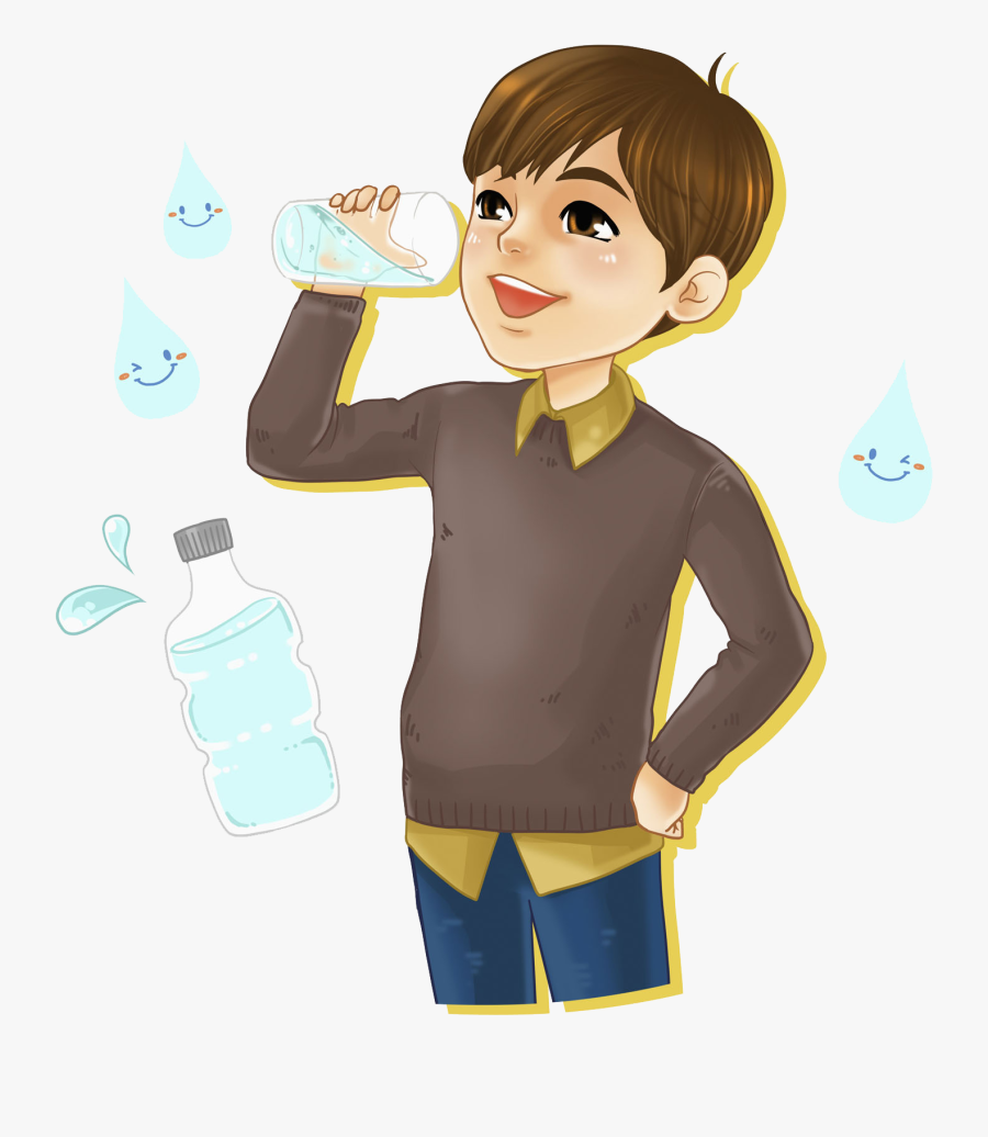 Clip Freeuse Stock Drink Transprent Png Free - Clipart Of Drinking Water Png, Transparent Clipart