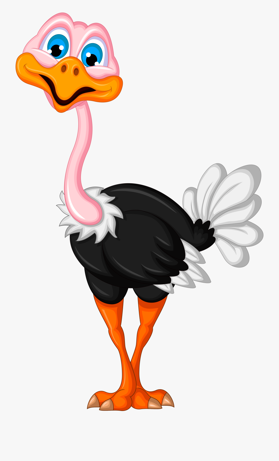 Ostrich Clipart, Transparent Clipart