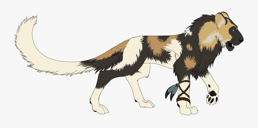 Lion Tiger Hyena African Wild Dog Liger - Wolf Lion Hybrid Drawing, Transparent Clipart