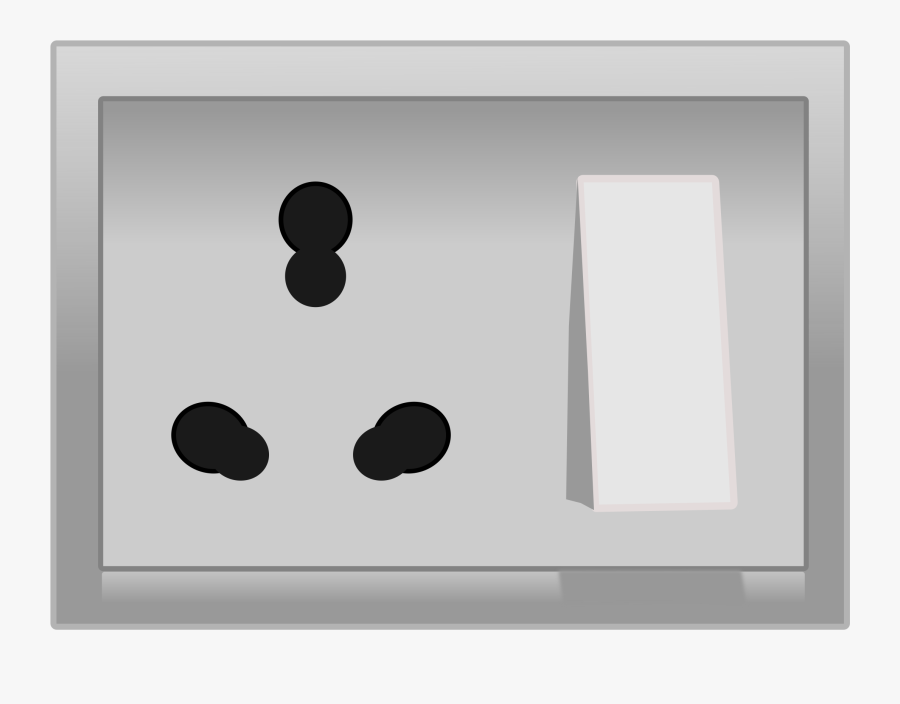Switch Board - Plug Box With Switch, Transparent Clipart