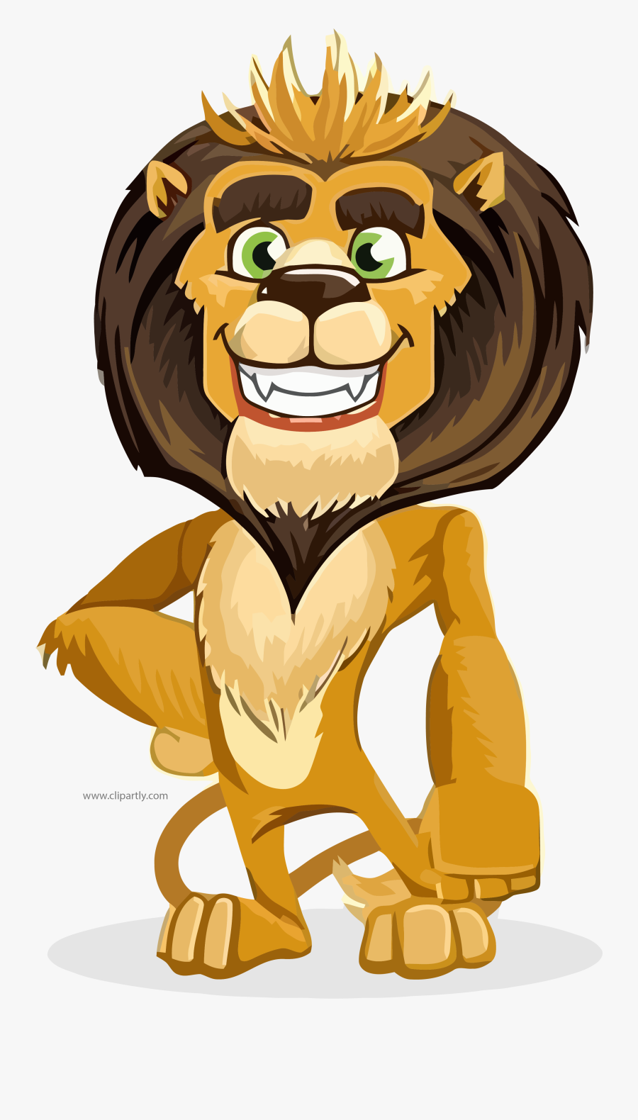 Character Lion, Transparent Clipart