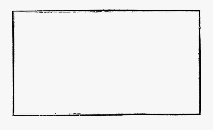 Video Border - Monochrome, Transparent Clipart