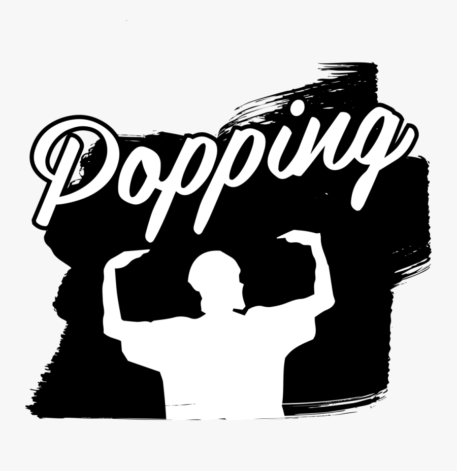 Flow Dance Academy - Locking Dance Black And White, Transparent Clipart