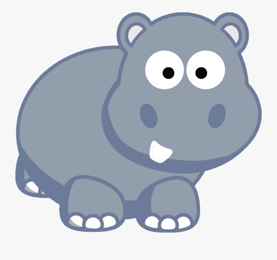 Clipart Hippo Ballerina - Hipopótamo Cute Png, Transparent Clipart