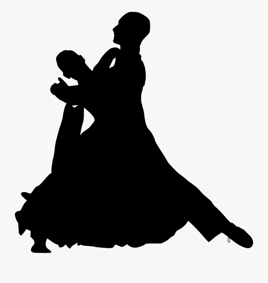 Couple Dance Silhouette At Getdrawings - Silueta De Una Reina, Transparent Clipart
