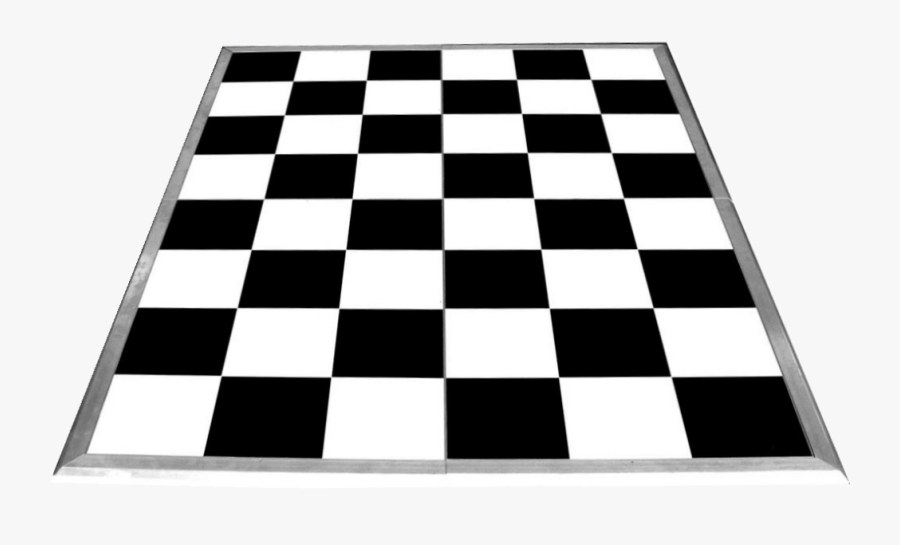 Black & White Checkerboard Dance Floor - Chess Board Png Hd, Transparent Clipart